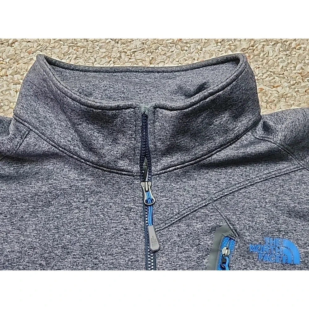 The North Face Sweatshirt Men's‎ XL Canyonlands 1/2 Zip Fleece Blue Heathered